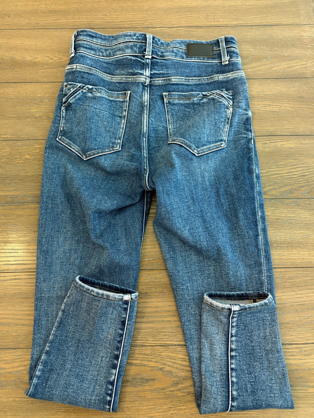 Buckle Black Women's Skinny Jeans in Dark Blue Denim Size 26x27 - Picture 3 of 5